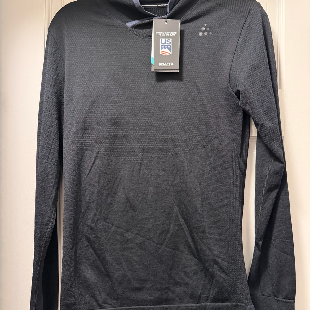 Craft women’s  fuseknit comfort wrap Black Long Sleeve Shirt
